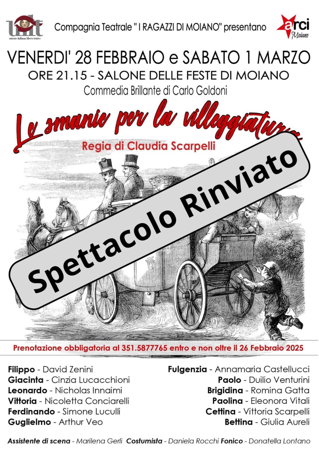 rinviato